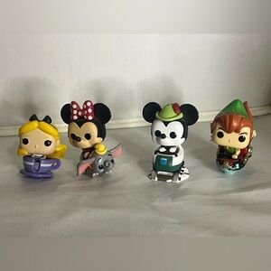 Disney Mini Funko Character On Rides 4 Pc Set